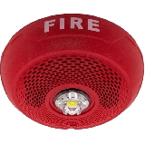 Bocina con Lámpara Estroboscópica LED / Montaje en Techo / Lente Rojo