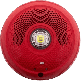 Bocina con Lámpara Estroboscópica LED / Montaje en Techo / Lente Rojo