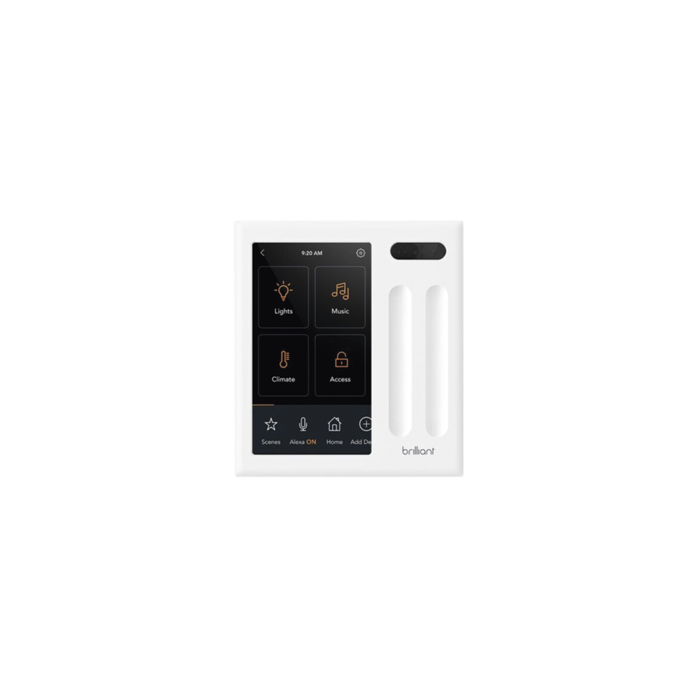 Control touch desde su pantalla en pared, compatible con 2 cargas para