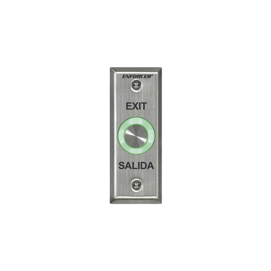 Botón de Salida con Aro Iluminado Color Verde y Rojo / IP65 / Buzzer /