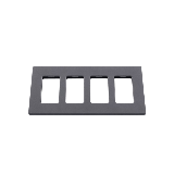 PLACA DE PARED 4 ESPACIOS