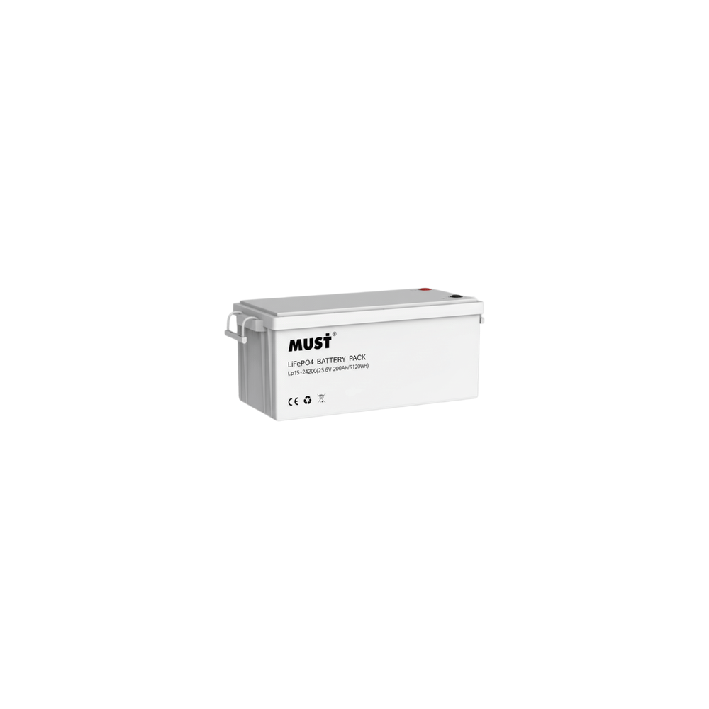 Batería de Litio / 25.6 Vcd / 100 Ah / 13 kg / Carcaza ABS + PC / Indu