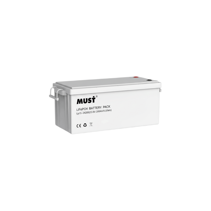 Batería de Litio / 25.6 Vcd / 100 Ah / 13 kg / Carcaza ABS + PC / Indu