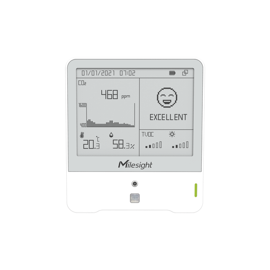 Monitor Ambiental con Display para Temperatura, Humedad y COâ‚‚ con Lo