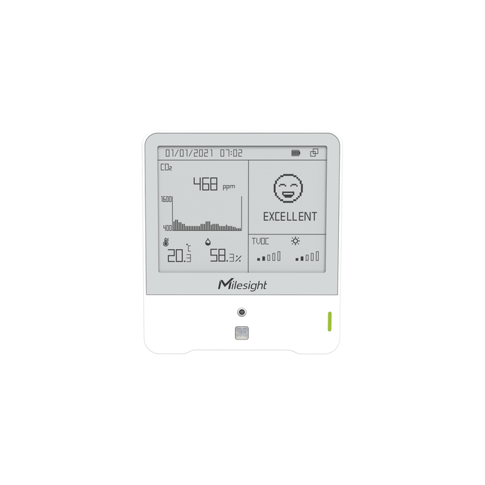 Monitor Ambiental con Display para Temperatura, Humedad y COâ‚‚ con Lo