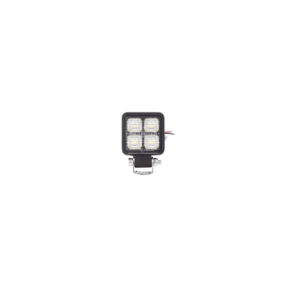 Luz de trabajo de 4 LED de 10 Watt, 12-24 Vcd, 800 lúmenes