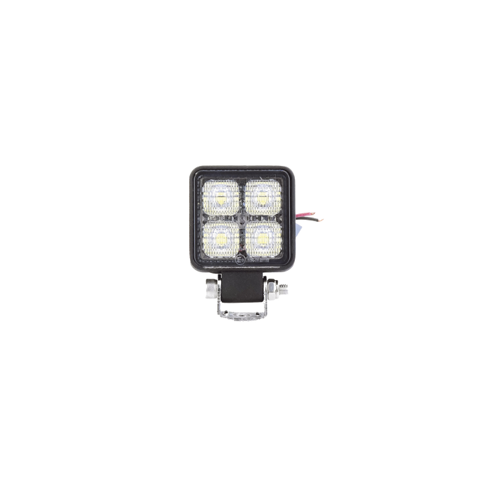 Luz de trabajo de 4 LED de 10 Watt, 12-24 Vcd, 800 lúmenes