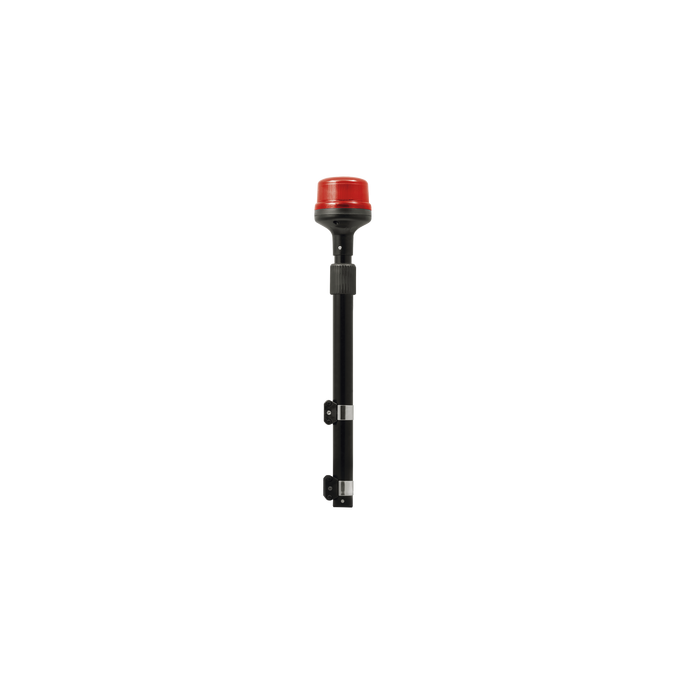 Luz Telescópica para Motocicletas, 8 LED, Roja, SAE Clase I