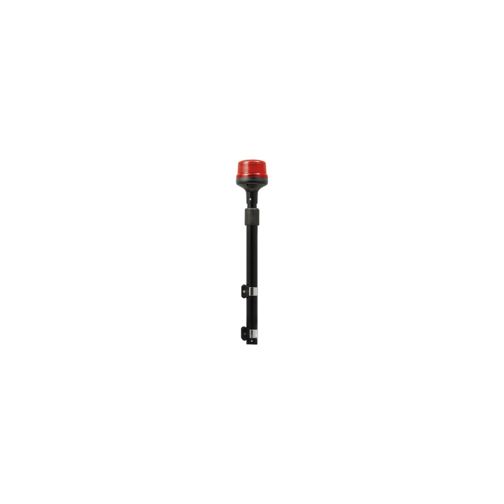 Luz Telescópica para Motocicletas, 8 LED, Roja, SAE Clase I