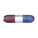 Barra de luces LED de 48", 216 LED, Dual Color, Programable, Rojo/Azul