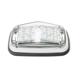 Luz de advertencia 8 X 4", Color Claro, IP67, SAE, Ideal para Ambulanc