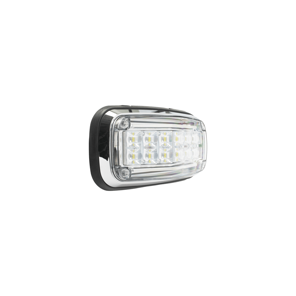 Luz de advertencia 8 X 4", Color Claro, IP67, SAE, Ideal para Ambulanc