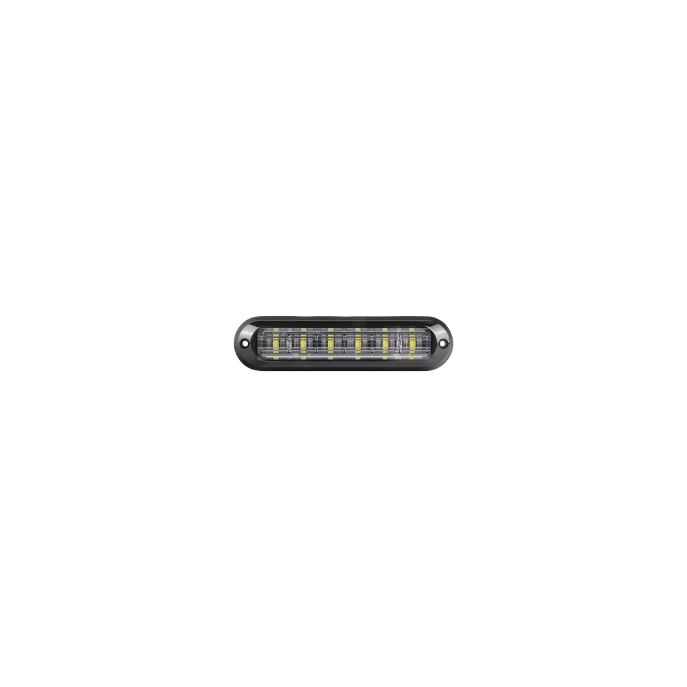 Luz Auxiliar Ultra Brillante IP67 de 6 LEDs, Color Ambar/Claro, con mi