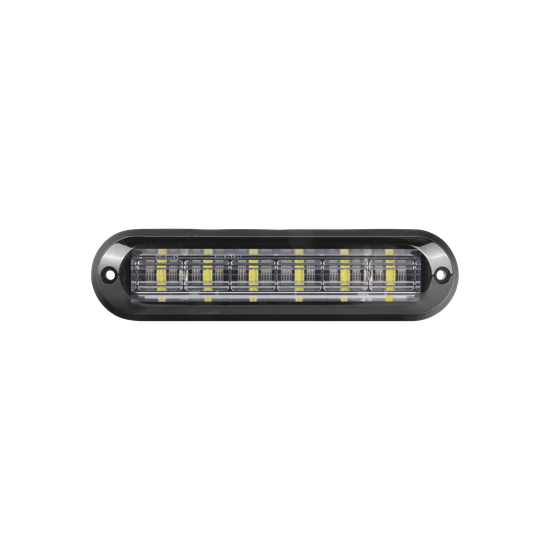 Luz Auxiliar Ultra Brillante IP67 de 6 LEDs, Color Ambar/Claro, con mi