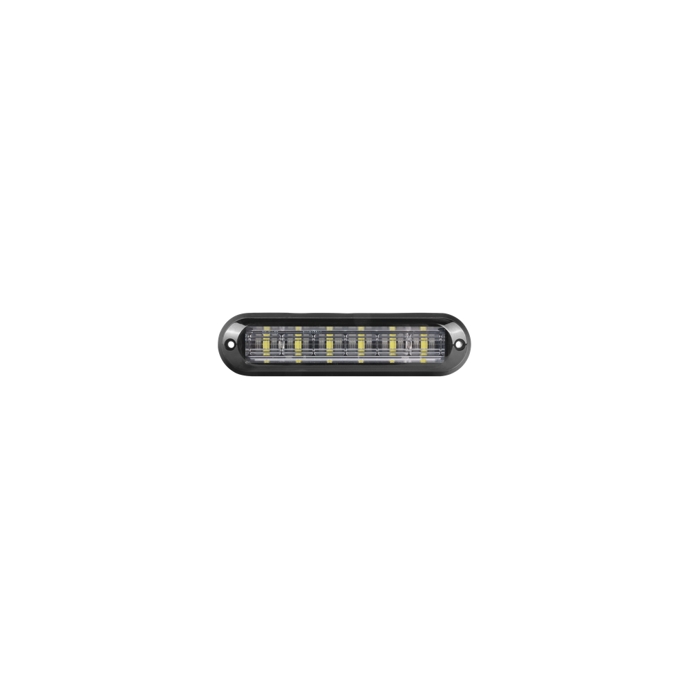 Luz Auxiliar Ultra Brillante IP67 de 6 LEDs, Color Ambar/Claro, con mi