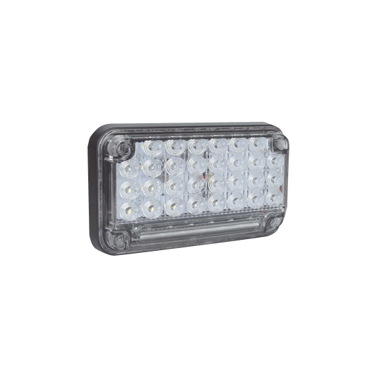 Luz de Advertencia de 7X4", Color Claro, Con Luz de Trabajo, Ideal par