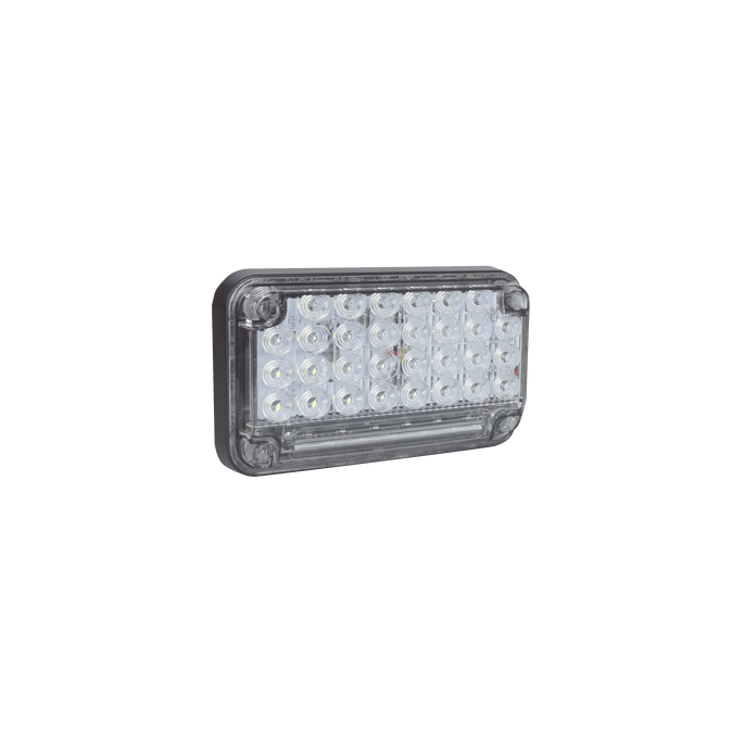 Luz de Advertencia de 7X4", Color Claro, Con Luz de Trabajo, Ideal par