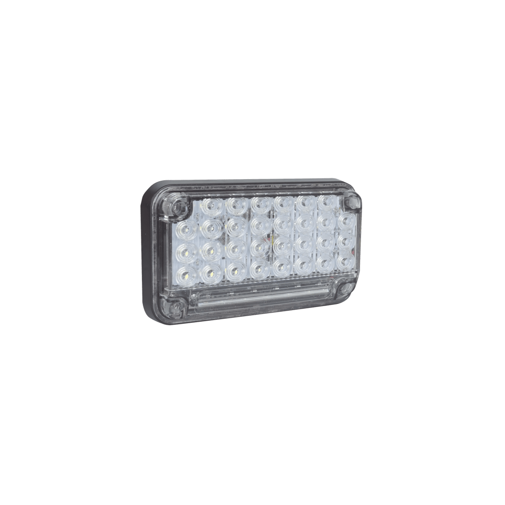 Luz de Advertencia de 7X4", Color Claro, Con Luz de Trabajo, Ideal par