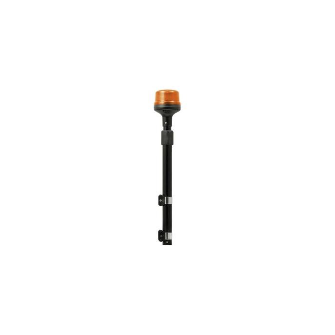 Luz Telescópica para Motocicletas, 8 LED, Ambar, SAE Clase I