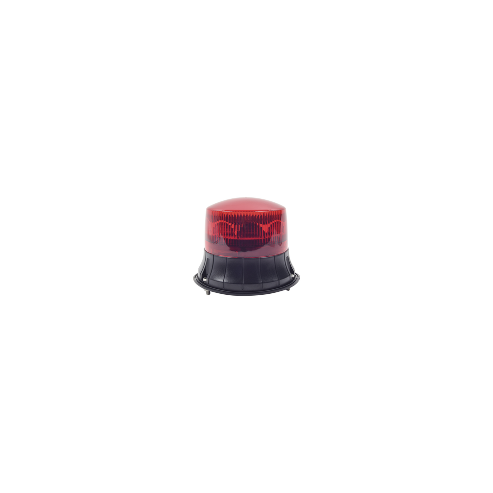 Burbuja LED giratoria color rojo, 9 LEDs, montaje permanente