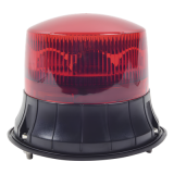 Burbuja LED giratoria color rojo, 9 LEDs, montaje permanente