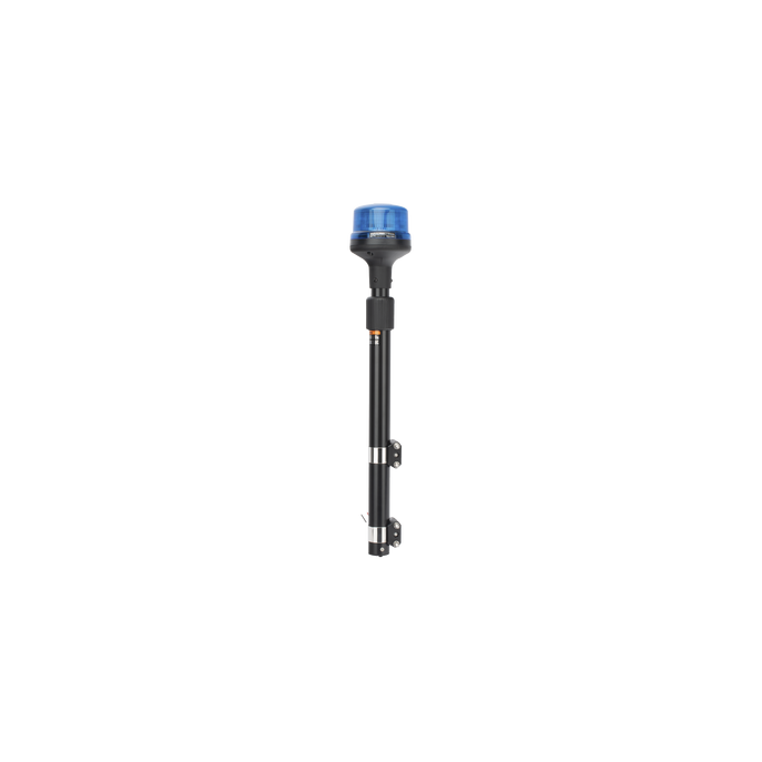 Luz Telescópica para Motocicletas, 8 LED, Azul, SAE Clase I