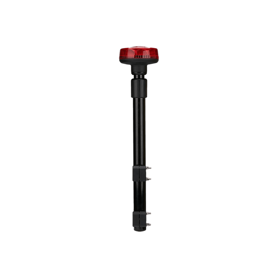 Luz telescópica Ultra Brillante Para Motocicleta, 9 LED, Color Rojo