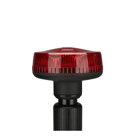 Luz telescópica Ultra Brillante Para Motocicleta, 9 LED, Color Rojo