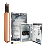 Kit de puesta a tierra de 45 A con Electrodo, Filtro, Acoplador y Comp