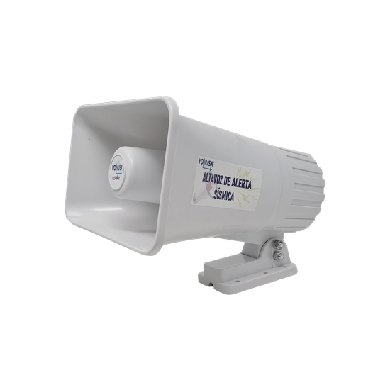 Sirena de Alertamiento Sísmico / Emisión Oficial 150 s / Alcance 25 m