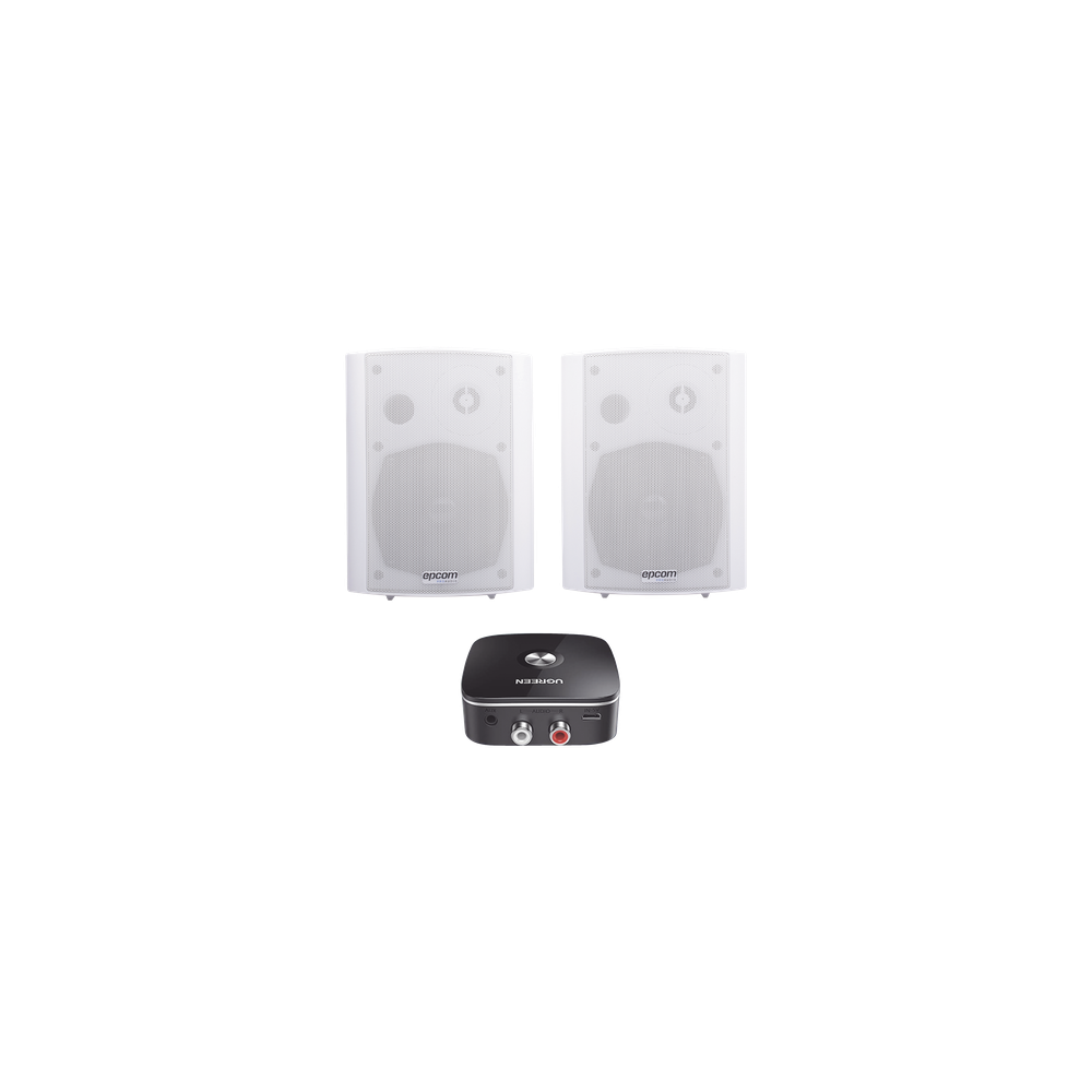 Kit Altavoces + Modulo Receptor BT | Montaje en Pared | 2x20W RMS | Ma