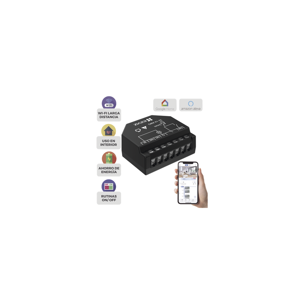 Relevador Wi-Fi Inteligente / Ideal Para Control de Iluminación / 1 Sa