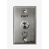 Botón de Cabeza Plana / Exterior IP66 / Estético / Placa de Acero Inox