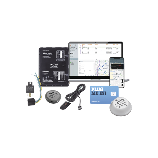 Kit de Localizador 4G LTE / Anti-Jammer Ajustable / CANbus FMS-J1708-J