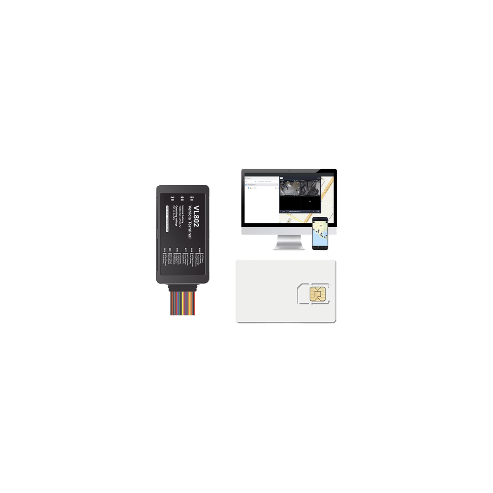 Kit localizador vehicular / 4G LTE / BLE / RS485 / Audio bidireccional