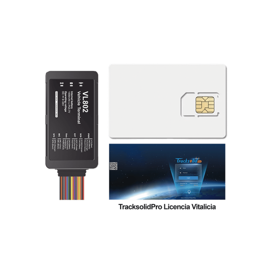 Kit localizador vehicular / 4G LTE con respaldo GSM / BLE / RS485 / Au