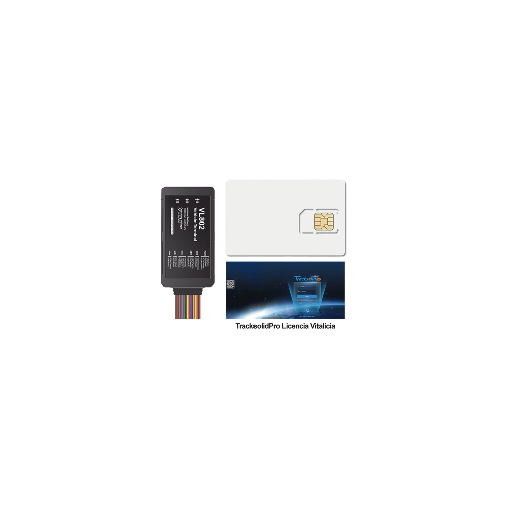 Kit localizador vehicular / 4G LTE con respaldo GSM / BLE / RS485 / Au