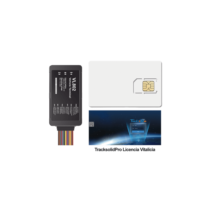 Kit localizador vehicular / 4G LTE con respaldo GSM / BLE / RS485 / Au