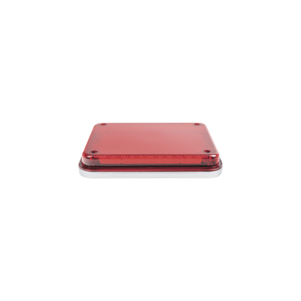 Luz de Advertencia de 9X7", Color Rojo, Ideal para Ambulancias