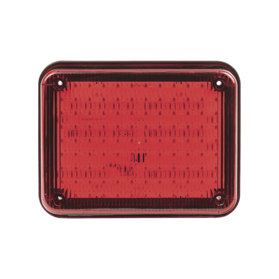 Luz de Advertencia de 9X7", Color Rojo, Ideal para Ambulancias
