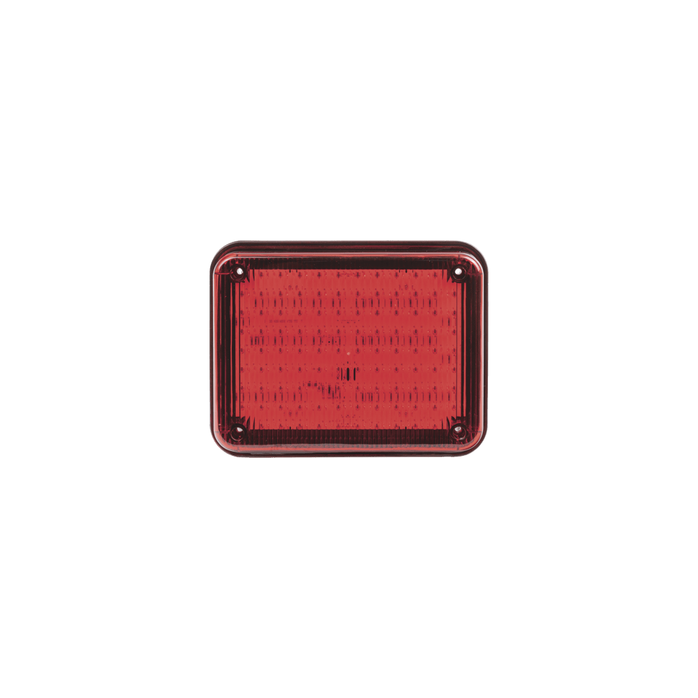 Luz de Advertencia de 9X7", Color Rojo, Ideal para Ambulancias