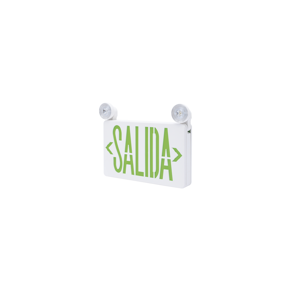 Letrero de Emergencia LED DUAL de SALIDA con Luz de Emergencia/Montaje