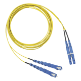 Jumper de Fibra Optica Monomodo 9/125 OS2, LC-SC Duplex, OFNR (Riser),