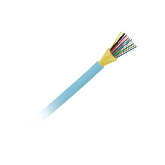Cable de Fibra Óptica de 12 Hilos, Multimodo OM4 50/125 Optimizada, In