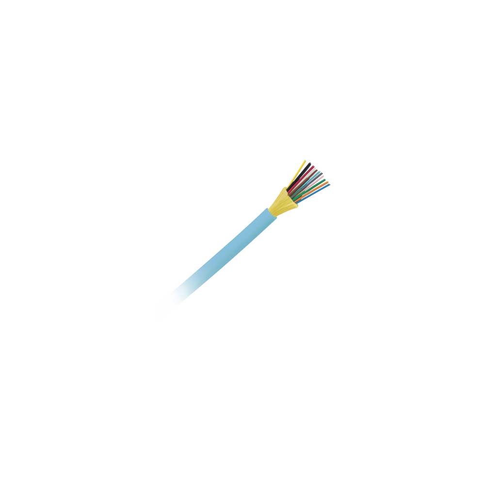 Cable de Fibra Óptica de 12 Hilos, Multimodo OM4 50/125 Optimizada, In