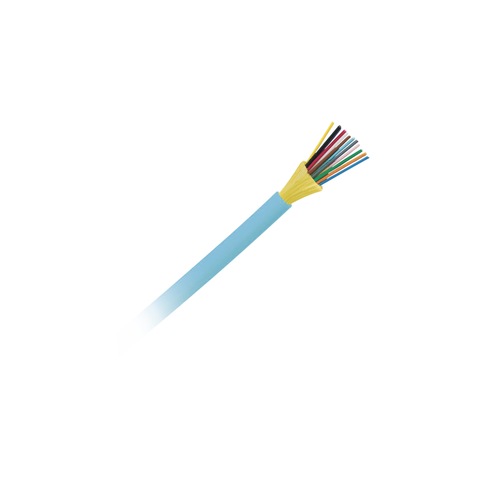 Cable de Fibra Óptica de 12 Hilos, Multimodo OM4 50/125 Optimizada, In