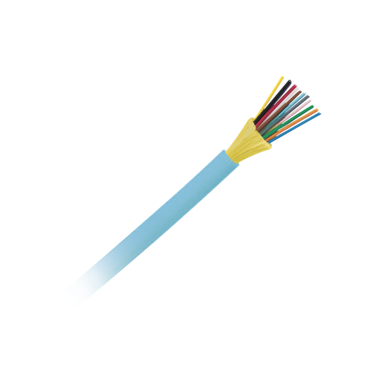 Cable de Fibra Óptica de 12 Hilos, Multimodo OM4 50/125 Optimizada, In