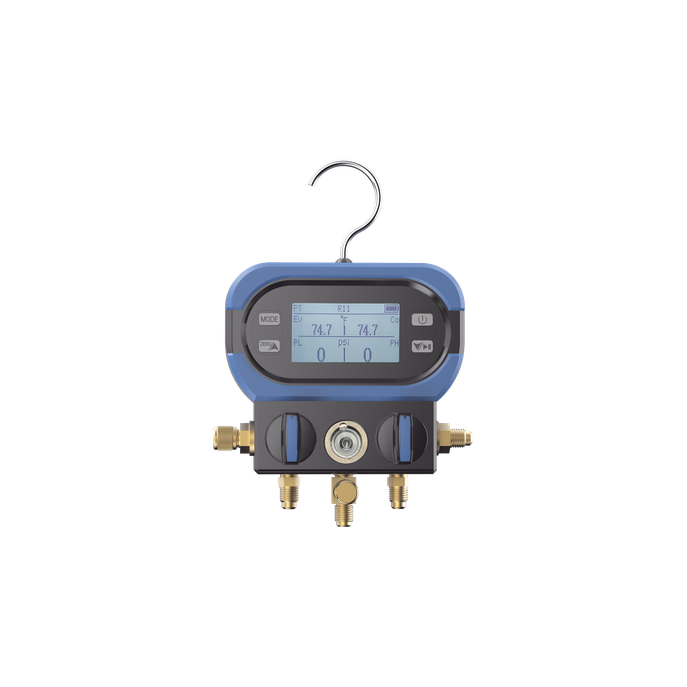Manifold Digital / 2 Válvulas / Sensor Alta Precisión / LCD Retroilumi