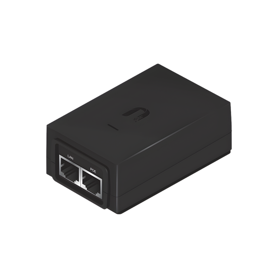 Adaptador PoE Ubiquiti de 24 VDC, 1.25 A con puerto Gigabit