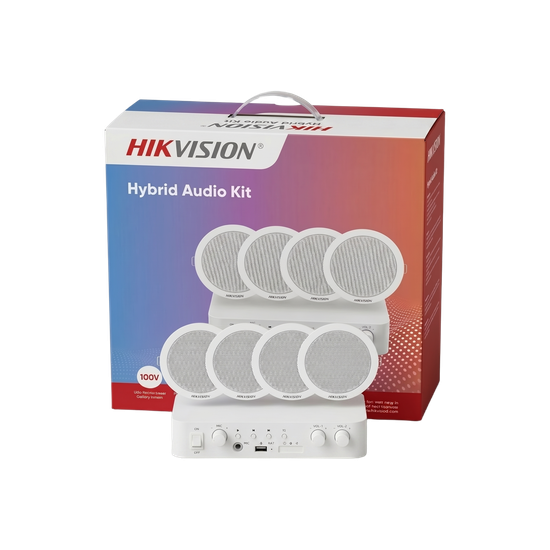 Kit de Audio para Plafón / Amplificador 2 Canales 30W / 4 Altavoces 6W